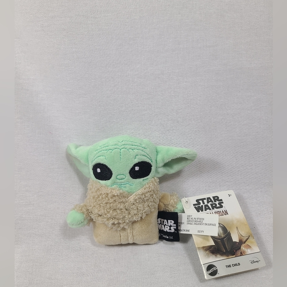 Starwars the Mandalorian The child baby yoda small plush- New with tags